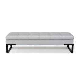 Recamier Verner Estilo Industrial - Cinza/preto Fosco - 120cm - Casore - 1