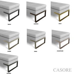 Recamier Verner Estilo Industrial - Cinza/preto Fosco - 120cm - Casore - 6