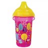 Copo Sippy Bico Rígido 266ml +9m Rosa Coruja Munchkin - 1