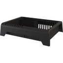 Ver imagem 3 de Kit Cozinha Smile Escorredor de Louças Dispenser Porta Talher e Lixeira de Bancada Stolf Preto