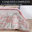 Ver imagem 5 de Edredom Super King Selin 100%algodao Dupla Face Super Macio:rosa