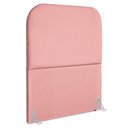 Ver imagem 1 de Cabeceira Solteiro 100 Cm com Frame Alana Suede Rosa Artte