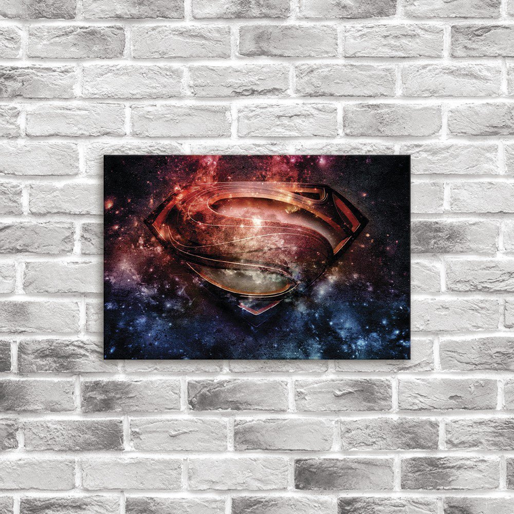 Placa decorativa em mdf s mbolo super homem 20x30 madeiramadeira
