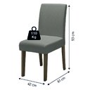 Ver imagem 2 de Conjunto com 4 Cadeiras Estofada Sala de Jantar Trieste Siena Cedro / Mascavo Dobuê