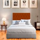 Ver imagem 2 de Cabeceira Estofada para Cama de Casal 160 Athena Suede