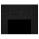 Ver imagem 4 de Cabeceira Cama Box Casal King 193cm D10 Esmeralda Preto