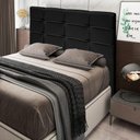 Ver imagem 5 de Cabeceira Cama Box Casal King 193cm D10 Esmeralda Preto