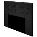 Ver imagem 1 de Cabeceira Cama Box Casal King 193cm D10 Esmeralda Preto
