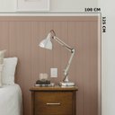 Ver imagem 6 de Revestimento de Parede Shiplap Ripado Vinilico 125x100cm:coffee