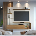 Ver imagem 1 de Painel Suspenso para Tv Home Maragogi Off White Freijó 58'' Cod: 250.061