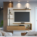 Ver imagem 1 de Painel Suspenso para Tv Home Maragogi Off White Freijó 58'' Cod: 250.061