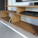 Ver imagem 2 de Painel Suspenso para Tv Home Maragogi Off White Freijó 58'' Cod: 250.061
