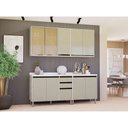 Ver imagem 1 de Cozinha Modulada Compacta 4 Peças com Tampo Linea Luciane Móveis