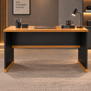 Ver imagem 2 de Mesa para Notebook e Computador Home Office 136 cm Berlin - Preto/Nature
