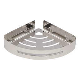 Suporte Shampoo de Canto Parede Banheiro Aço Inox Cromado - 1