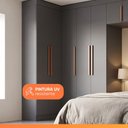 Ver imagem 6 de Guarda Roupas Modulado Closet de Canto Quarto Completo 12 Portas Espaço Cama Queen 1,58m Madrid