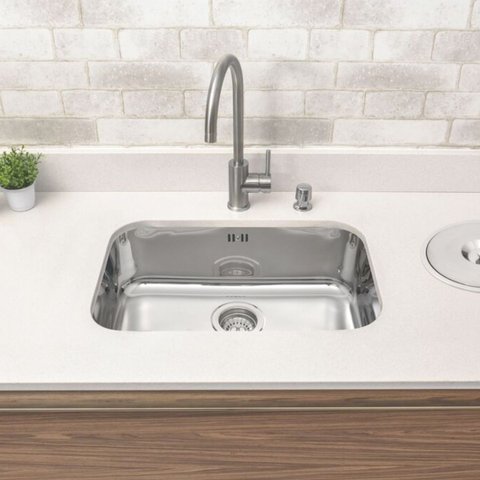 Cuba Tramontina Lavínia 56bl em Aço Inox Alto Brilho 56x34cm