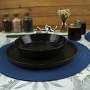 Ver imagem 5 de 10 Jogo Americano Redondo Mesa Posta Sousplat Luxo Pvc Maz