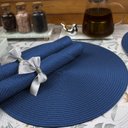 Ver imagem 1 de 10 Jogo Americano Redondo Mesa Posta Sousplat Luxo Pvc Maz