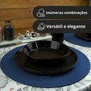 Ver imagem 2 de 10 Jogo Americano Redondo Mesa Posta Sousplat Luxo Pvc Maz