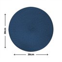 Ver imagem 4 de 10 Jogo Americano Redondo Mesa Posta Sousplat Luxo Pvc Maz