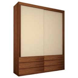 Guarda-Roupa Solteiro 100% MDF 2 Portas e 6 Gavetas Eco 08 Bom Pastor - 2