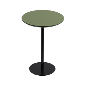 Mesa Lateral Tampo 30cm (41 cm altura) Verde Acetinado