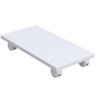 Suporte Para Cpu Com Rodízios Cyber L03 Branco - Lyam Decor - 1