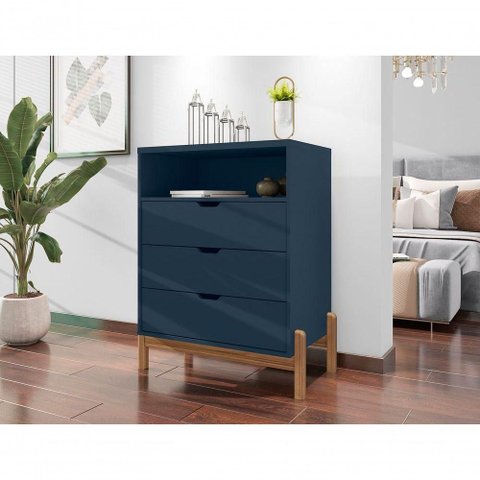 Cômoda Antares Azul Cobalto