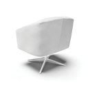 Ver imagem 4 de Cadeira Sala de Jantar Giratória Base Cromada Stella Sintético D03 - D'Rossi Cor Branco