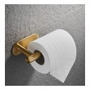 Ver imagem 7 de Kit Acessorios Banheiro Dourado Escovado Dupla Face Redondo