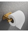 Ver imagem 7 de Kit Acessorios Banheiro Dourado Escovado Dupla Face Redondo