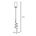 Ver imagem 3 de Lustre Pendente Taschibra Deli Led Bivolt Preto 3000k Luz Amarela 15051078