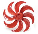 Ver imagem 1 de Hélice para Ventilador Mondial Premium / Polishop 40cm 8pás Nv61 Nv45 / Vps-52 / Vps-44 Vermelha