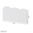 Ver imagem 7 de Treliche Infantil com Janela e LED New Garden Casatema MadeiraOriginals Marrom/Branco