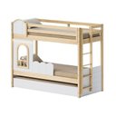 Ver imagem 3 de Treliche Infantil com Janela e LED New Garden Casatema MadeiraOriginals Marrom/Branco