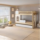 Ver imagem 1 de Treliche Infantil com Janela e LED New Garden Casatema MadeiraOriginals Marrom/Branco