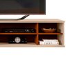 Rack para Tv Suspenso Ripado até 70 Polegadas Off White Nogueira Guido Jm Móveis - 4