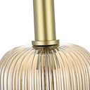 Ver imagem 2 de Lustre Pendente Nordecor Canne Oni 2915 Ouro Champagne E27 Bivolt