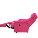 Ver imagem 3 de Poltrona Reclinável Elétrica Suede Pink