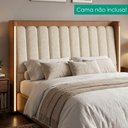 Ver imagem 2 de Cabeceira Queen 160 cm Lumina LED com Frame Boucle Tca 310 Corino Tcs 727 Peer