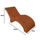 Ver imagem 3 de Recamier Divã Espreguiçadeira para Sala e Cliníca Estética Queila Veludo:terracota