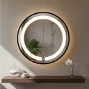 Ver imagem 2 de Espelho Iluminado Básico com Led - 60cm - Cores - Preto
