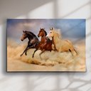 Ver imagem 2 de Quadro Decorativo Três Cavalos