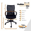Ver imagem 6 de Cadeira Presidente Oficial Comfort Verona sem Apoio