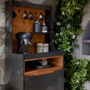 Ver imagem 5 de Aparador Buffet Cantinho do Café Flow 2 Portas com Pés em Madeira - Rede Móveis