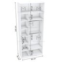 Ver imagem 2 de MÓDULO CLOSET COLMEIA CABIDEIRO DUPLO + NICHOS M526.B MUNDI MOVEIS