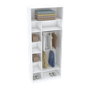 Ver imagem 1 de MÓDULO CLOSET COLMEIA CABIDEIRO DUPLO + NICHOS M526.B MUNDI MOVEIS