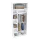 Ver imagem 6 de MÓDULO CLOSET COLMEIA CABIDEIRO DUPLO + NICHOS M526.B MUNDI MOVEIS