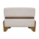 Ver imagem 7 de Puff Recamier Kodama para Cama de Solteiro 50cm Bouclé Pé Castanho - Bege Bouclé